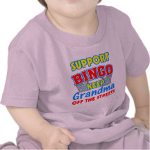 Support Bingo Grandma T-shirt