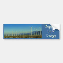 Support Clean Energy Bumper Stickers