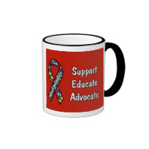 "Support, Educate, Advocate" Coffee Mug