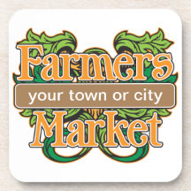 Support Farmers Market Coaster
