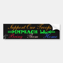 support_impeach1 bumper sticker