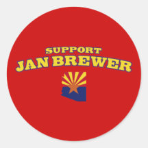 Support Jan Brewer Sticker