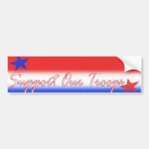 Support Our Troops Bumper Sticker
