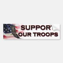 Support Our Troops Bumper Stickers
