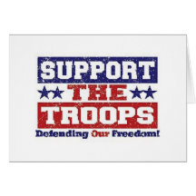 Support our Troops Card