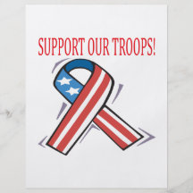 Support Our Troops Custom Flyer