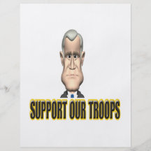 Support Our Troops Speech Personalized Flyer
