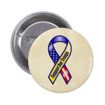 Support Our Troops Yellow Ribbon Buttons