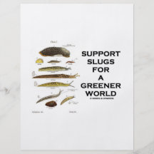 Support Slugs For A Greener World Flyer Design