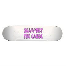 Support The Breast Cancer Cause Skate Deck