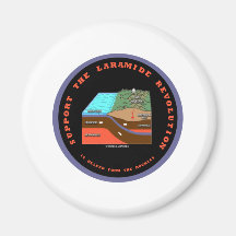 Support The Laramide Revolution (Geological Humour Refrigerator Magnet