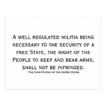 Support the preservation of Freedom! Postcard