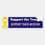 Support the Troops - Support Their Mission Bumper Stickers