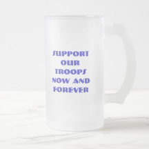 Support Troops Frosted Mug
