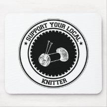 Support Your Local Knitter Mouse Pad