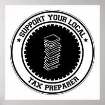 Support Your Local Tax Preparer Print