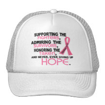 Supporting Admiring Honouring 3.2 Breast Cancer Trucker Hat