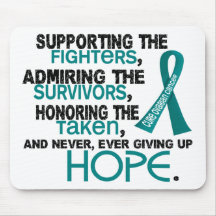 Supporting Admiring Honouring 3.2 Ovarian Cancer Mouse Pad