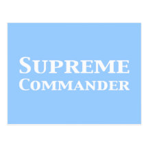 Supreme Commander Gifts Postcards