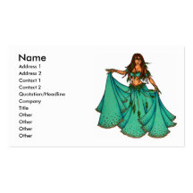 Sura Belly Dancer Business Cards