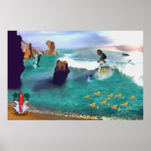 Surf Fun surfing poster