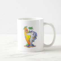 Surf Shark Coffee Mugs