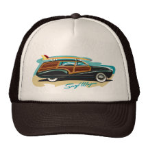 Surf Wagon Woody Hats