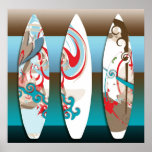 Surfboards Poster