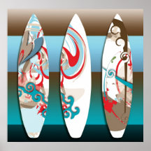 Surfboards Poster