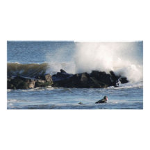 Surfer Customized Photo Card