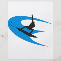 Surfer Design Personalized Flyer