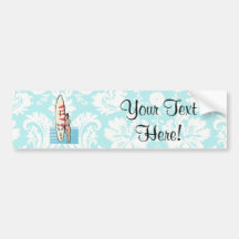 Surfer Girl Bumper Stickers
