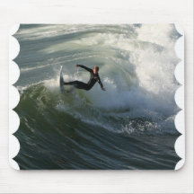 Surfer in a Wetsuit  Mouse Pad