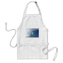 Surfer surfing a huge wave. apron