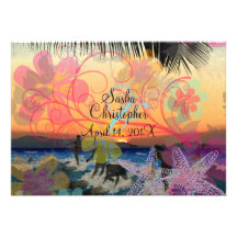 Surfers at Sunset/all occasions Invitations