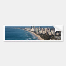 Surfers Paradise Gold Coast Queensland Australia Bumper Stickers
