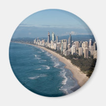 Surfers Paradise Gold Coast Queensland Australia Fridge Magnet