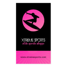 Surfing Business Cards