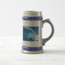 Surfing Dolphins Coffee Mugs