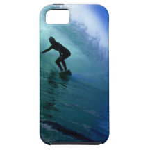 Surfing green wave iPhone 5 covers