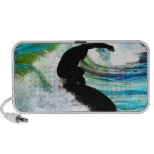 Surfing in Curling Wave Speakers
