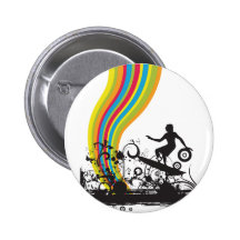 surfing into rainbows button