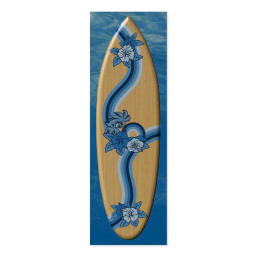 Surfing Safari Surfboard Bookmark | Zazzle
