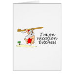 Surfing Santa Greeting Cards