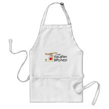 Surfing Santa On Vacation Apron