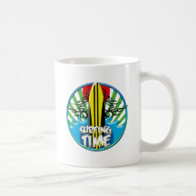 surf's up coffee mug