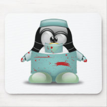 Surgeon Tux Mouse Pad