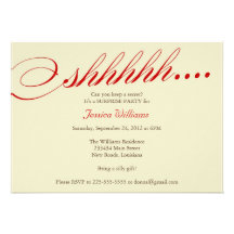 Surprise Party Custom Announcements