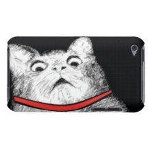 Surprised Cat Gasp Meme - iPod Touch 4 Case Barely There iPod Cases