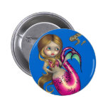 "Surprised Mermaid" Button